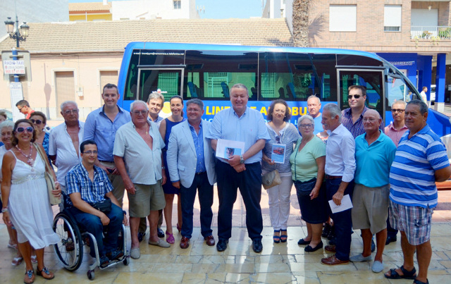 Bus service from Los Alcázares to Los Arcos hospital