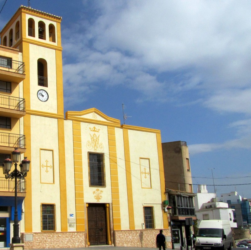 The church of Nuestra Señora del Rosario in Puerto Lumbreras